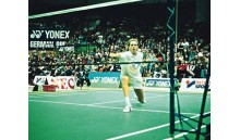 Badmintonová turnajová síť , PP, síla 1,2 mm, kevlarové lano